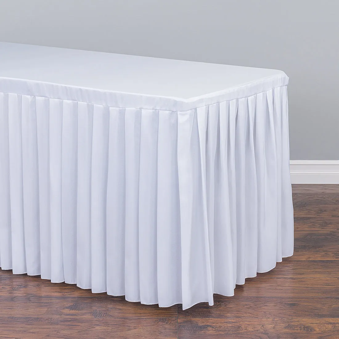 4 ft. Fitted Table Skirt  (7 Colors)