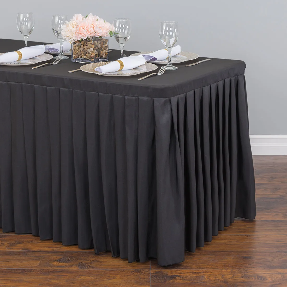 4 ft. Fitted Table Skirt  (7 Colors)