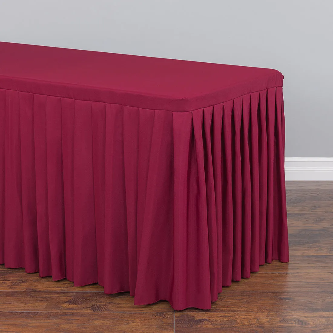 4 ft. Fitted Table Skirt  (7 Colors)