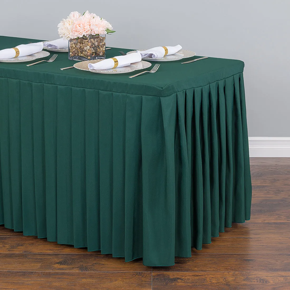 4 ft. Fitted Table Skirt  (7 Colors)