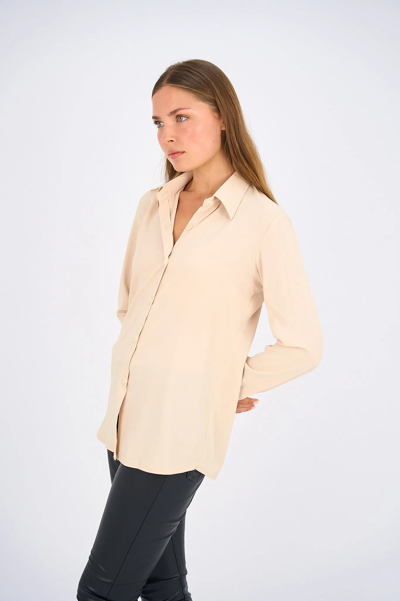 Beige Basic Shirt