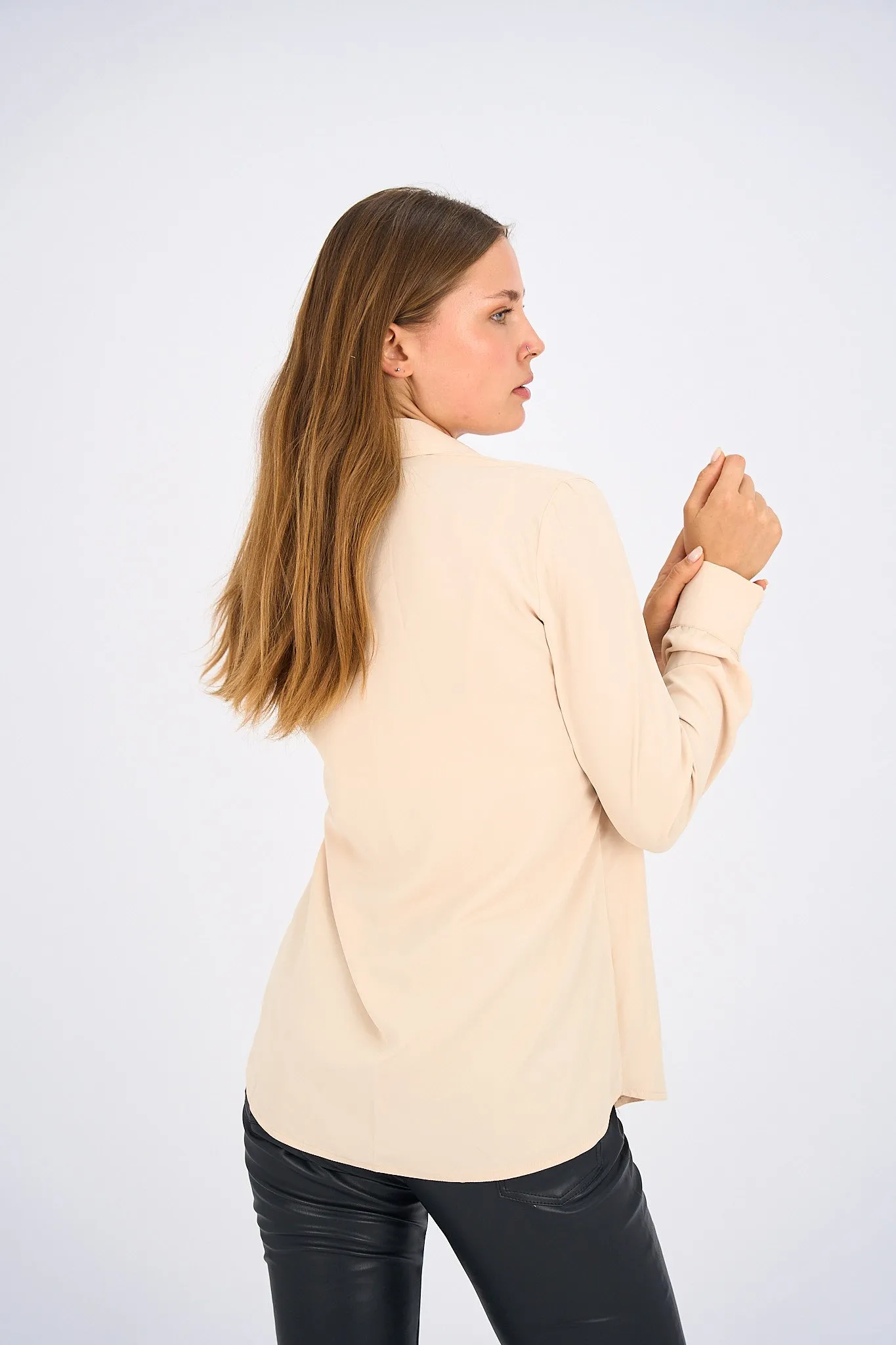 Beige Basic Shirt