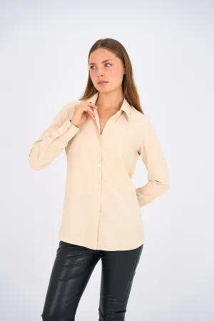 Beige Basic Shirt