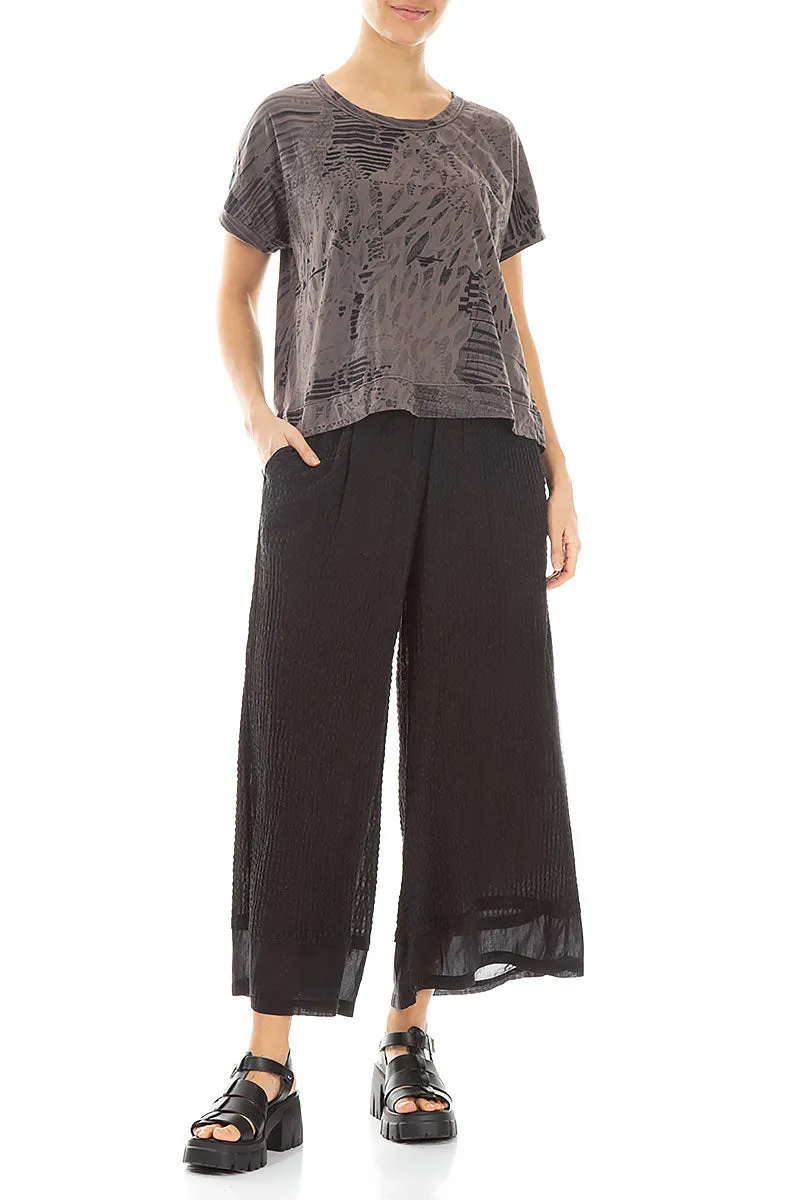 Boxy Truffle Serenity Cotton Jersey Top