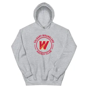 Calgary Wranglers Adult Faceoff Pullover Hoodie