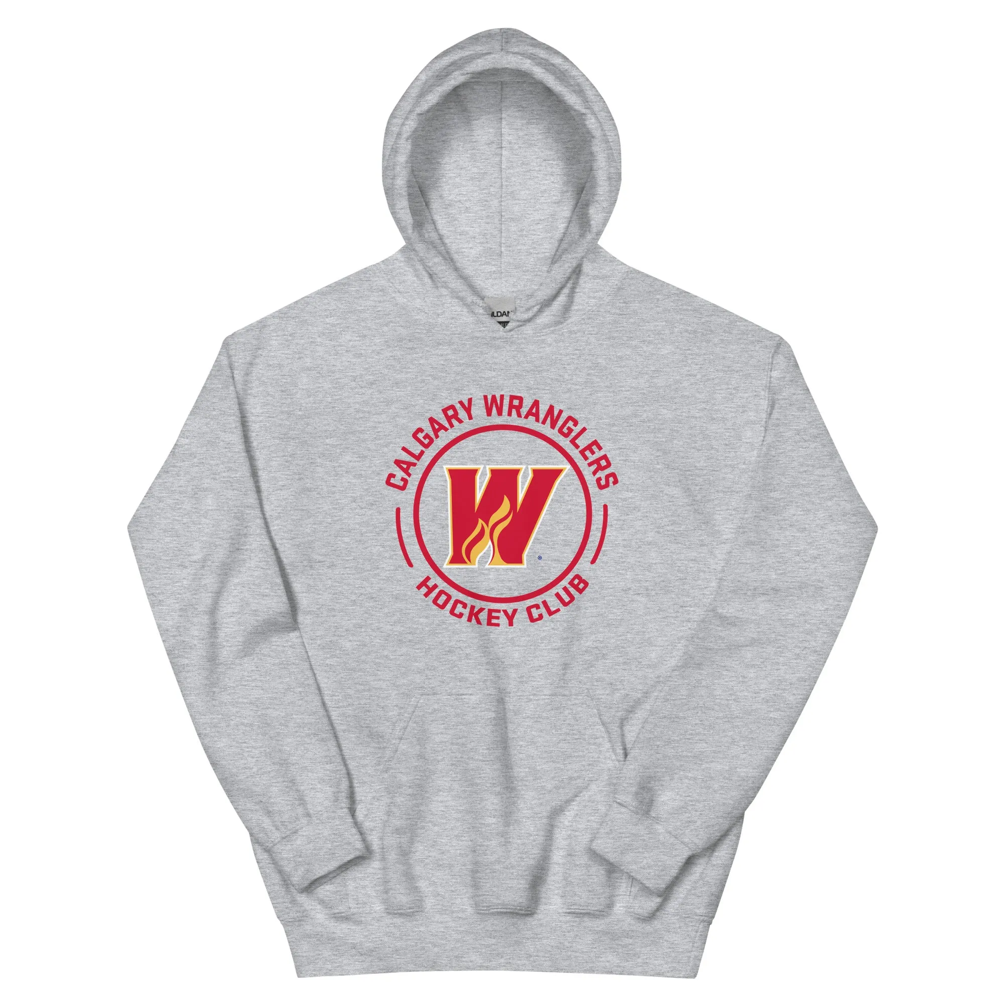 Calgary Wranglers Adult Faceoff Pullover Hoodie
