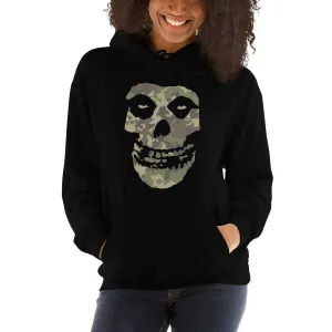 Camo Skull Head Pull Over Hoodies