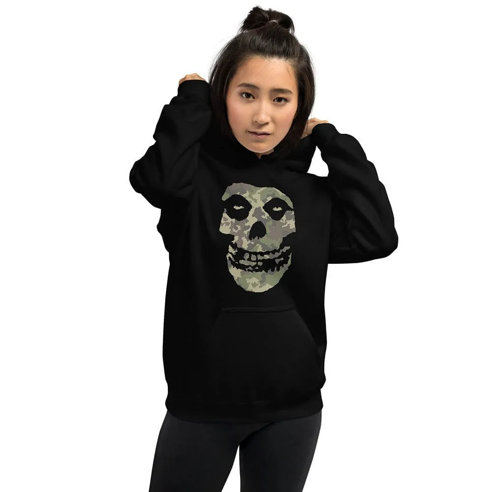 Camo Skull Head Pull Over Hoodies
