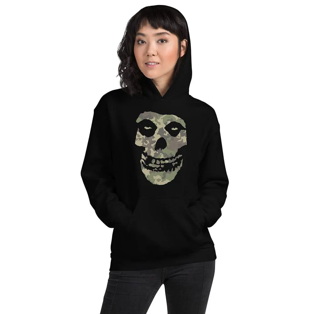 Camo Skull Head Pull Over Hoodies