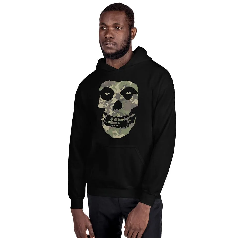 Camo Skull Head Pull Over Hoodies