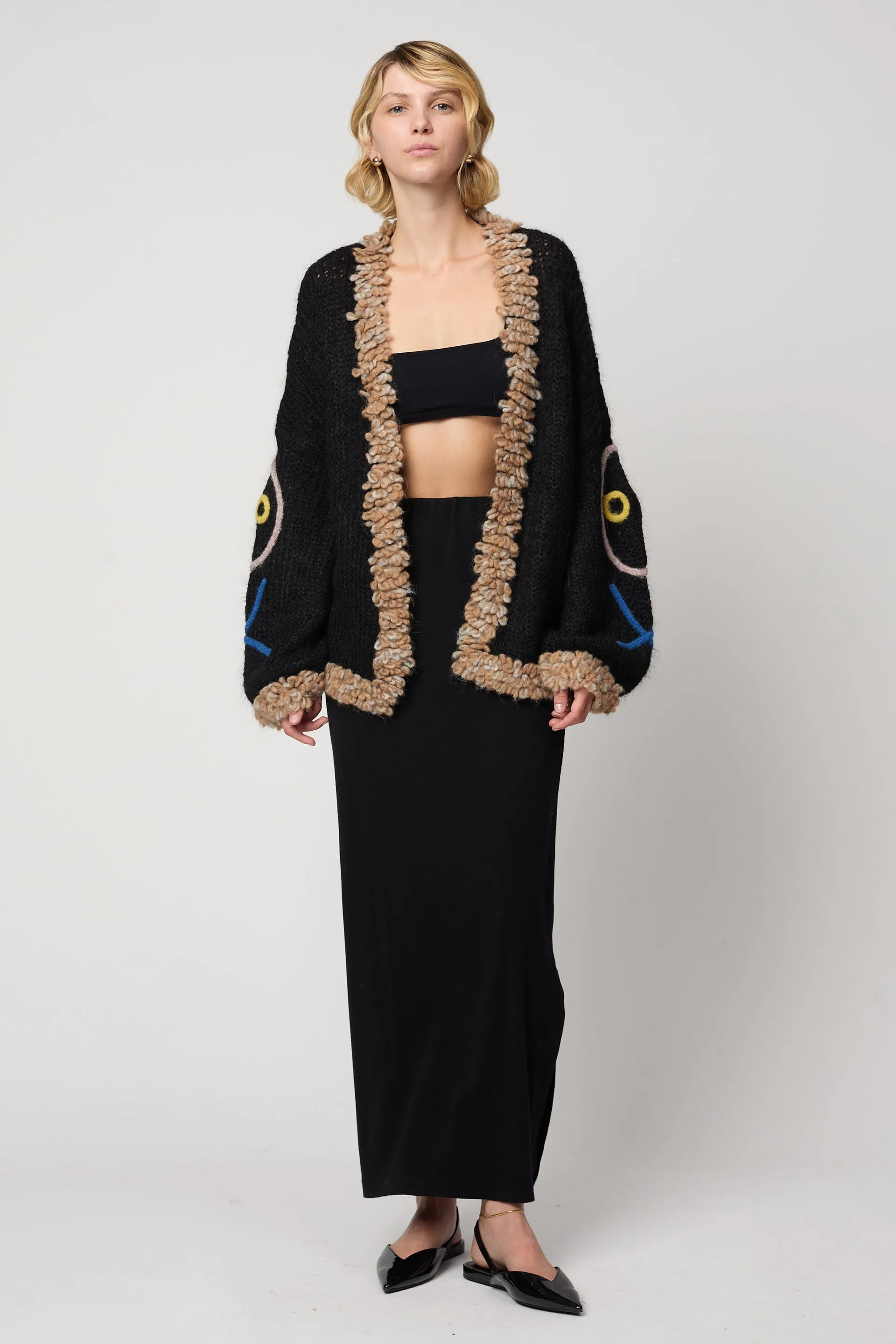 CORA CARDIGAN ART CANVAS