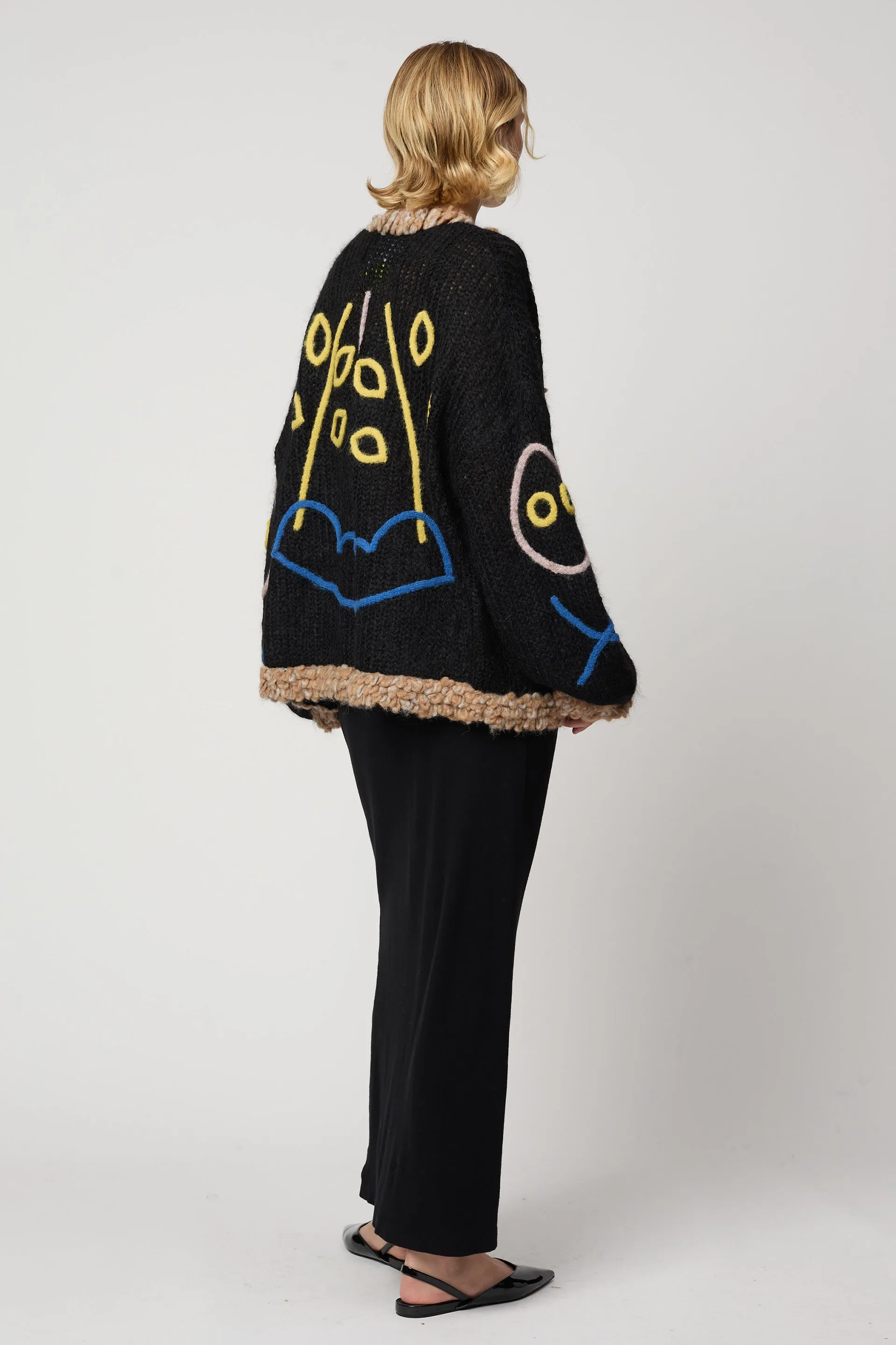 CORA CARDIGAN ART CANVAS