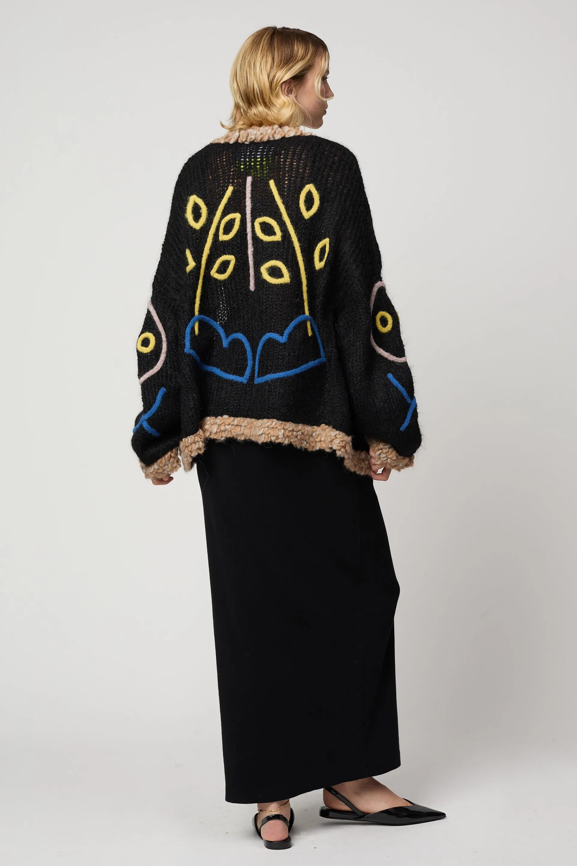 CORA CARDIGAN ART CANVAS
