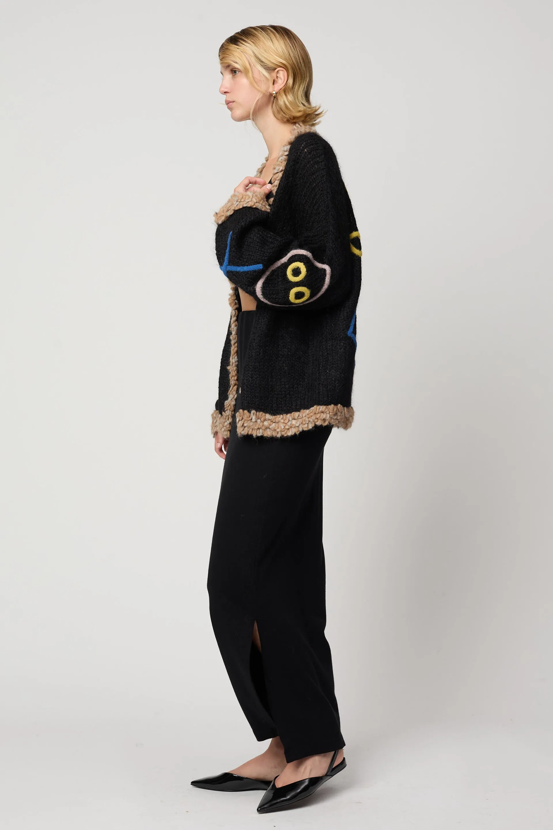 CORA CARDIGAN ART CANVAS