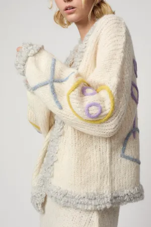 CORA CARDIGAN ART CANVAS