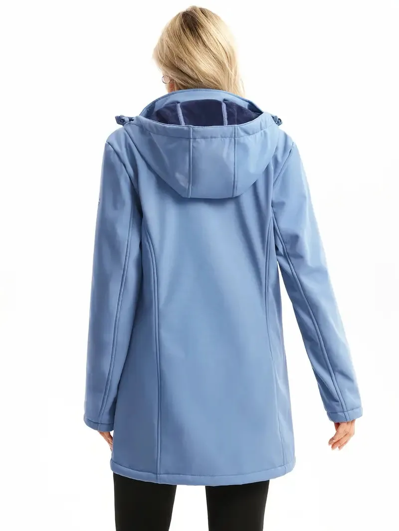 Dames Winter Parka - Waterdicht, Winddicht, Ademende Softshell