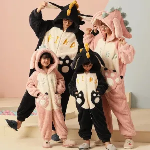Dino-Snore Family Fluffy Pyjama Set