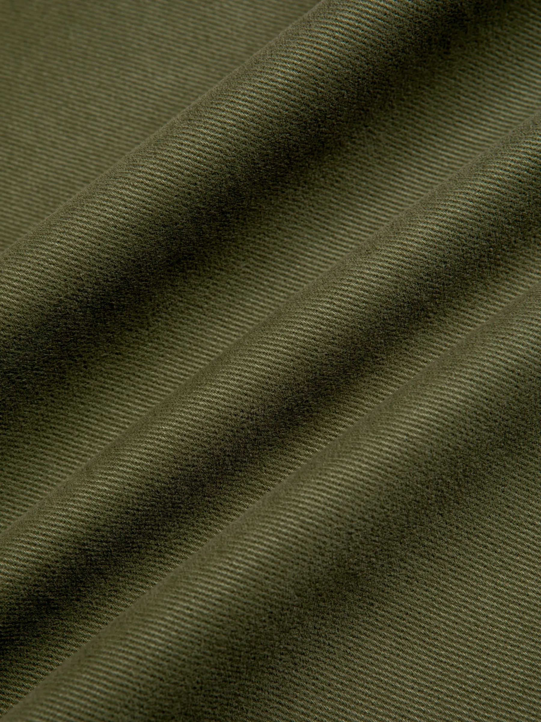 Doune Pant In Olive Cotton Twill
