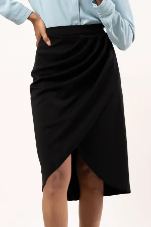 Envogue Women's Plain Office Skirt