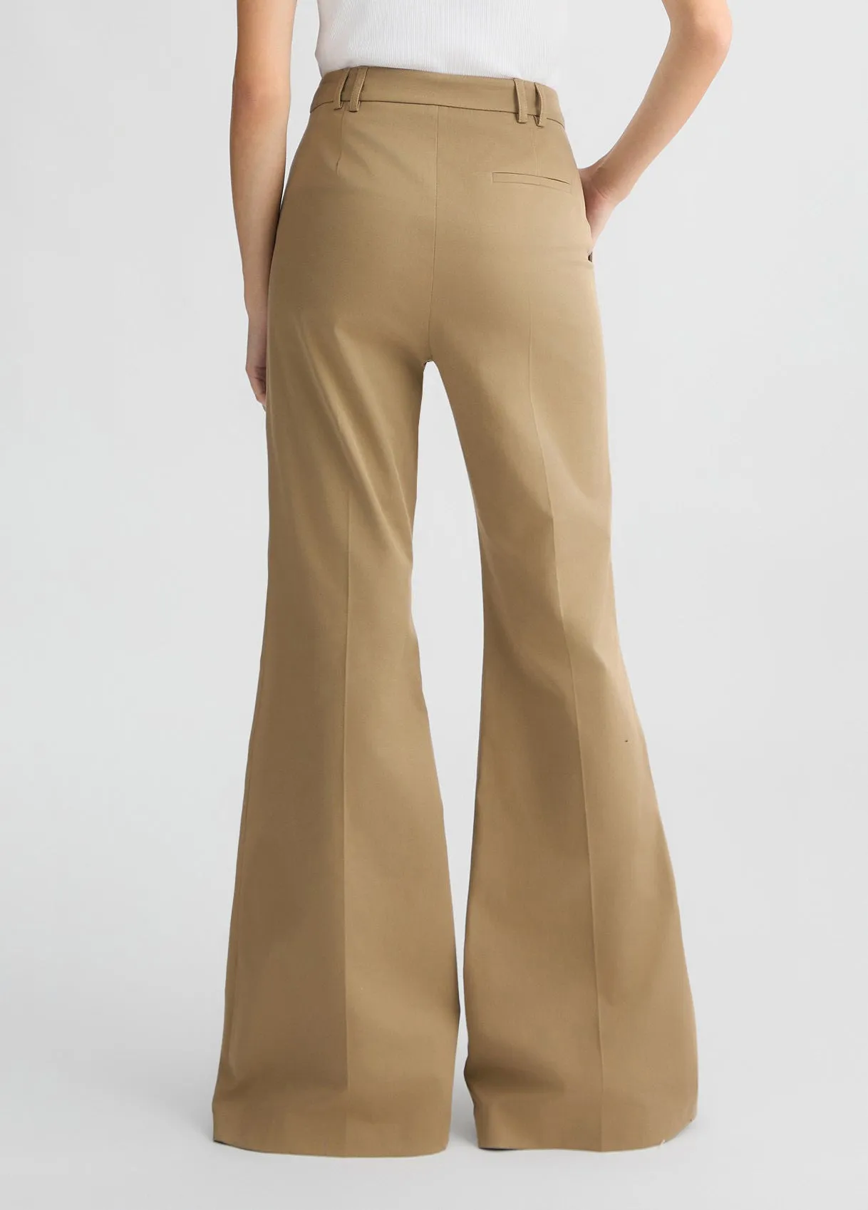 FLARED TROUSER BEIGE
