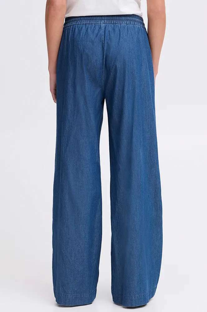 Fransa Kindra Mid Blue Trousers