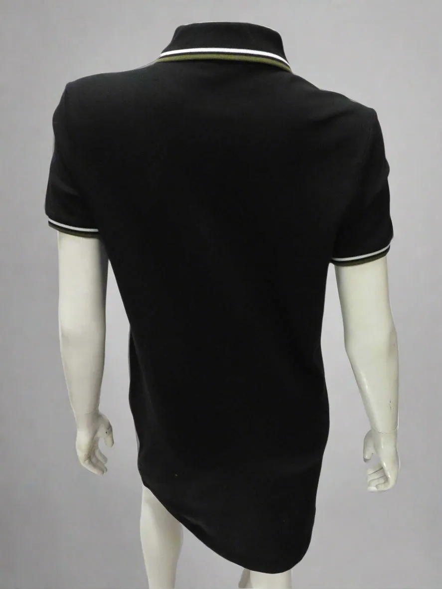 Fred Perry Twin Tipped Dress Military Green/ Ivory White