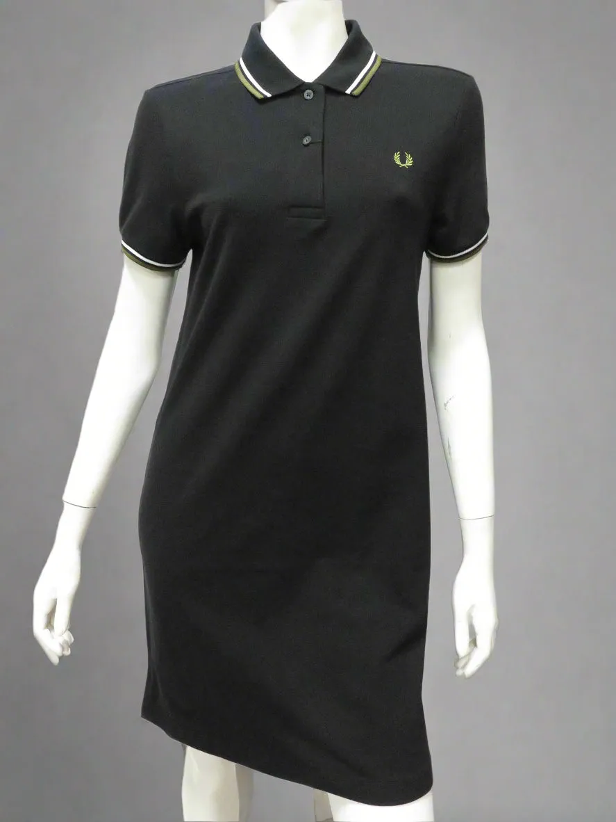 Fred Perry Twin Tipped Dress Military Green/ Ivory White