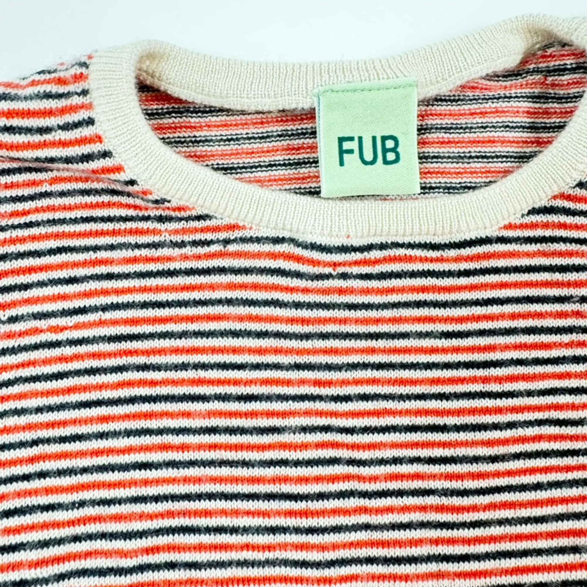 FUB striped soft thin wool sweater 5Y/110