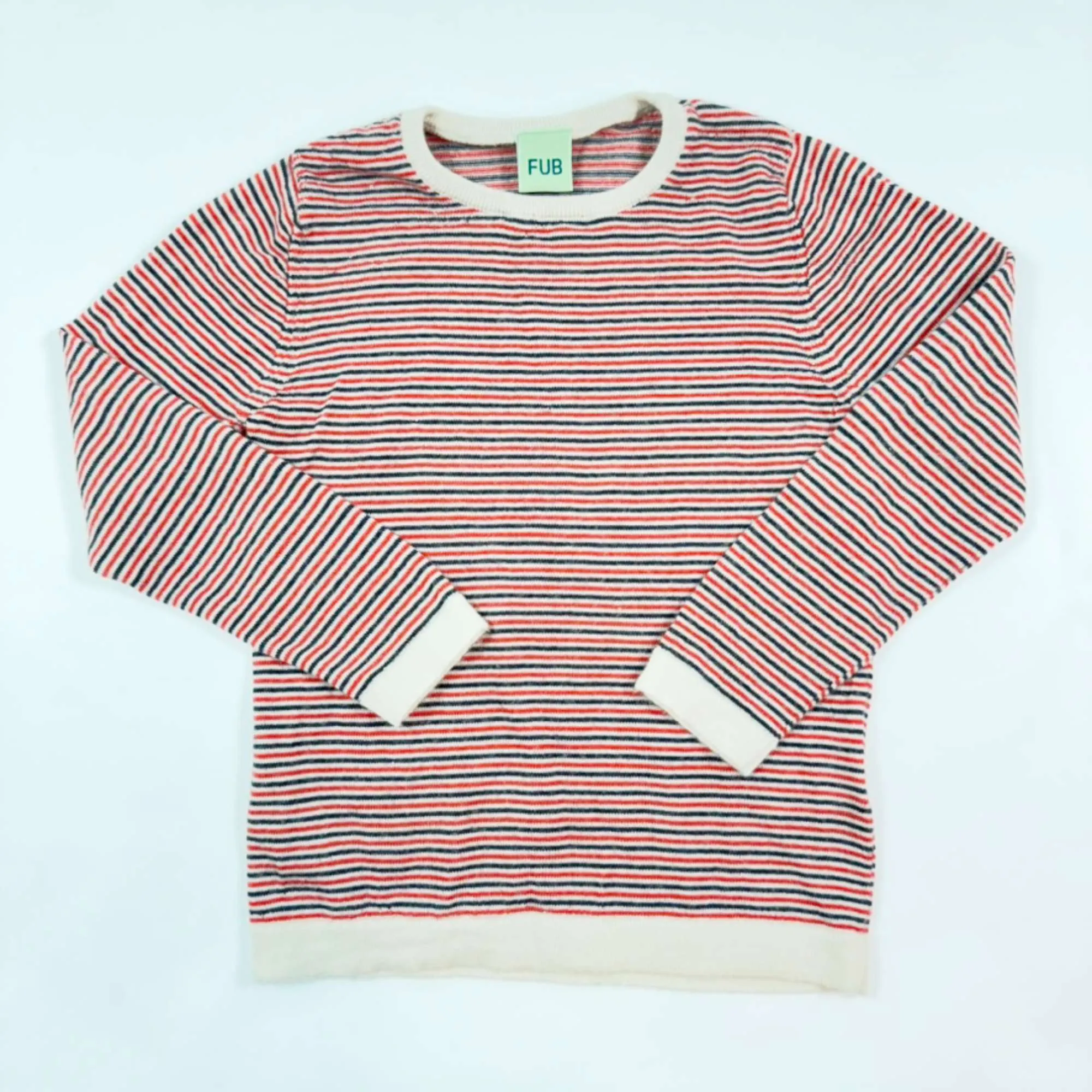 FUB striped soft thin wool sweater 5Y/110