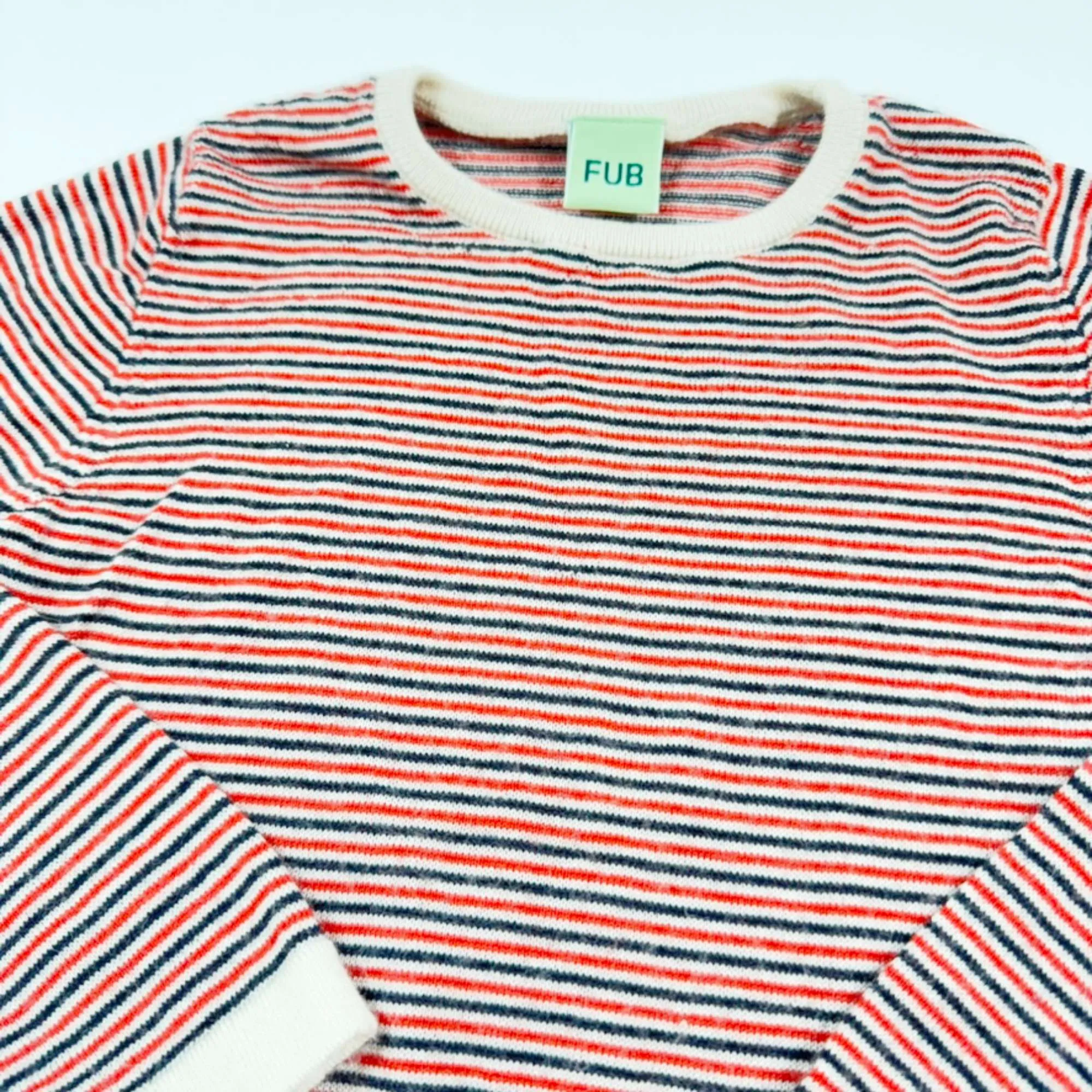 FUB striped soft thin wool sweater 5Y/110