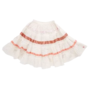 Girls Lorin Skirt - Antique White