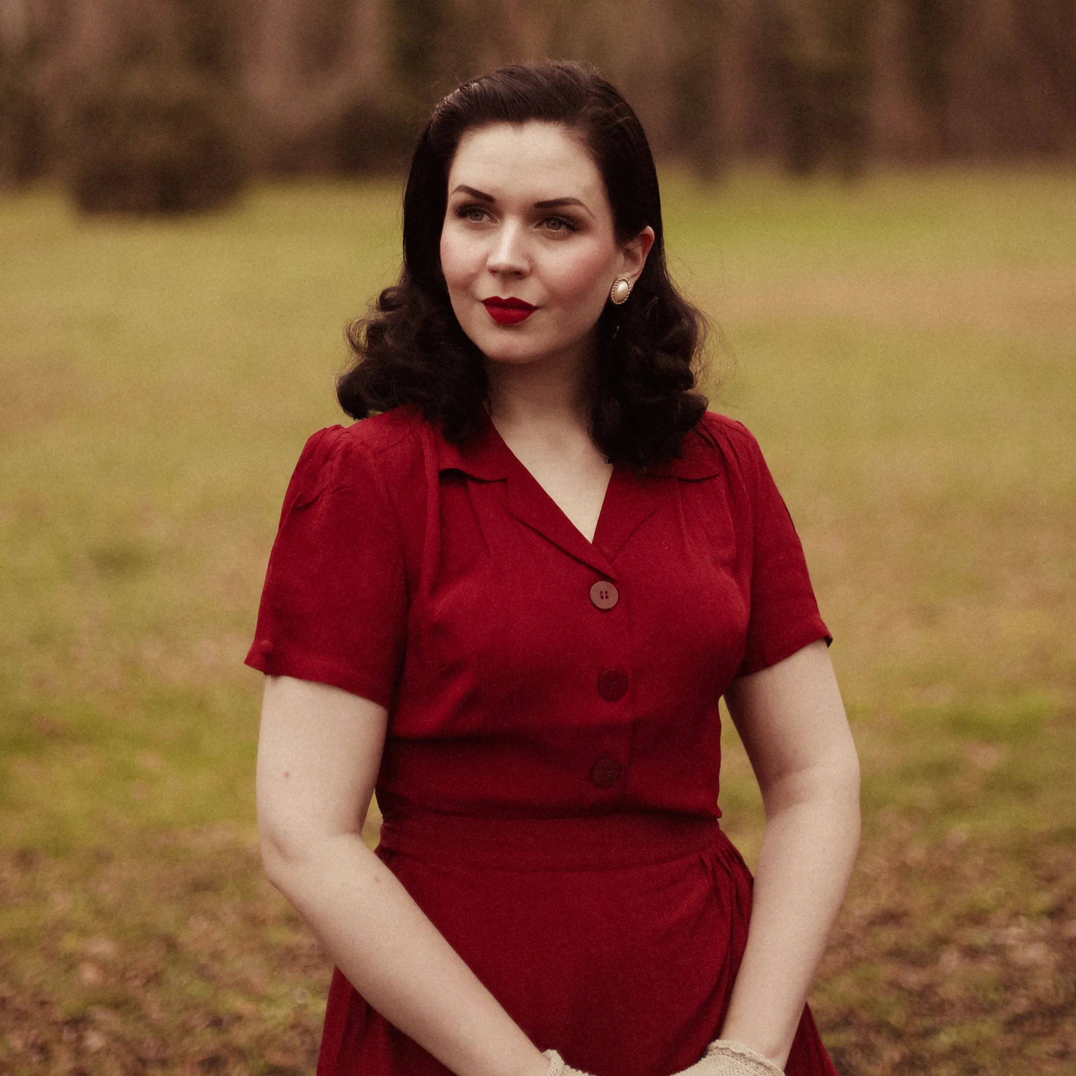 Grace Blouse in Windsor Wine