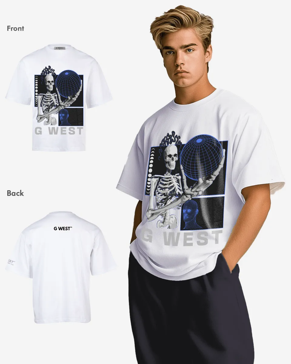 GWEST TEE Flaming Fate Oversized GWROJMT2