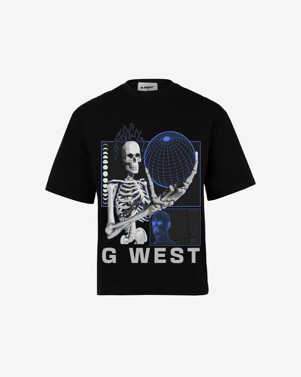 GWEST TEE Flaming Fate Oversized GWROJMT2