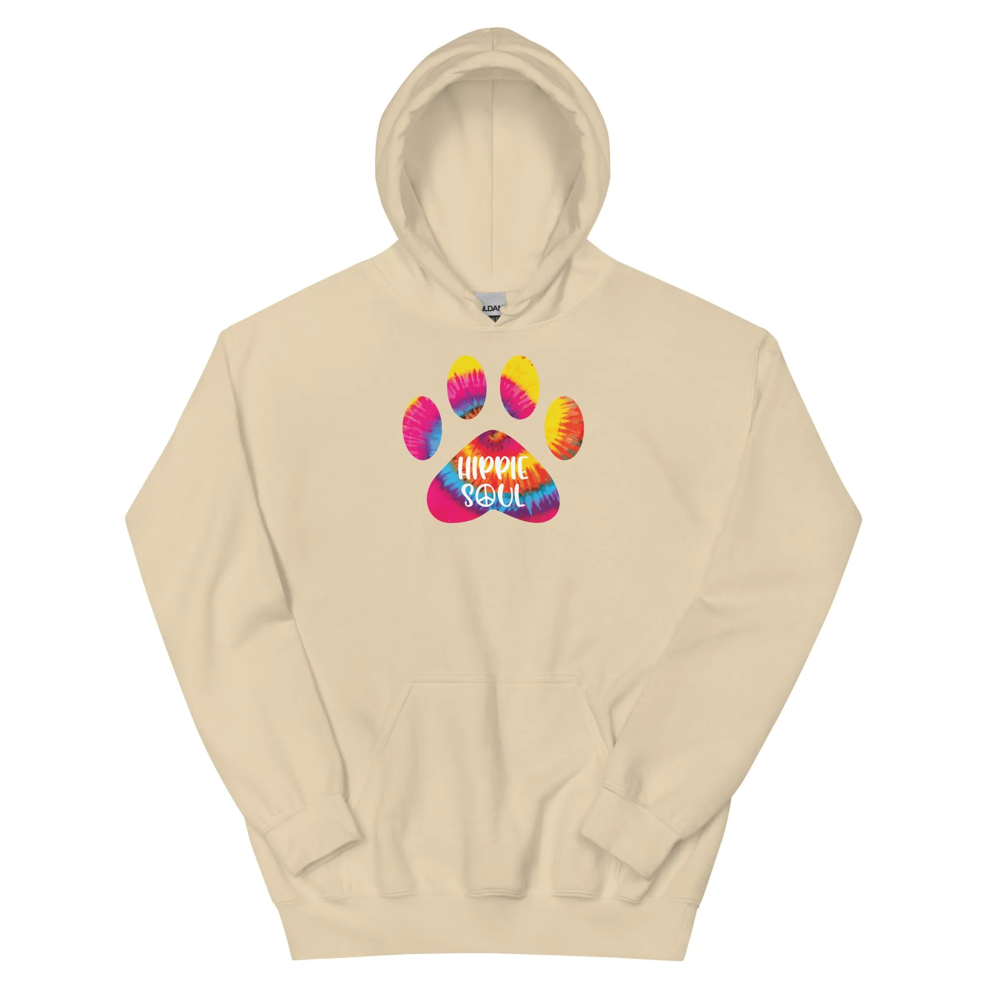 Hippie Soul Paw Print Hoodie