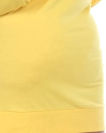 Hoodie Sweatshirt Dress | Yellow