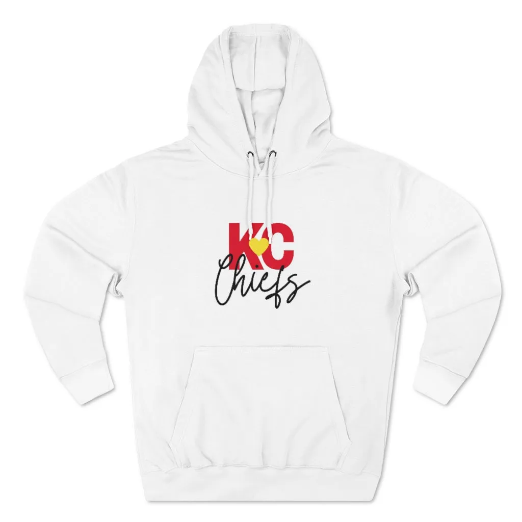 Hoodie Sweatshirt *KC Chiefs Gold Heart*