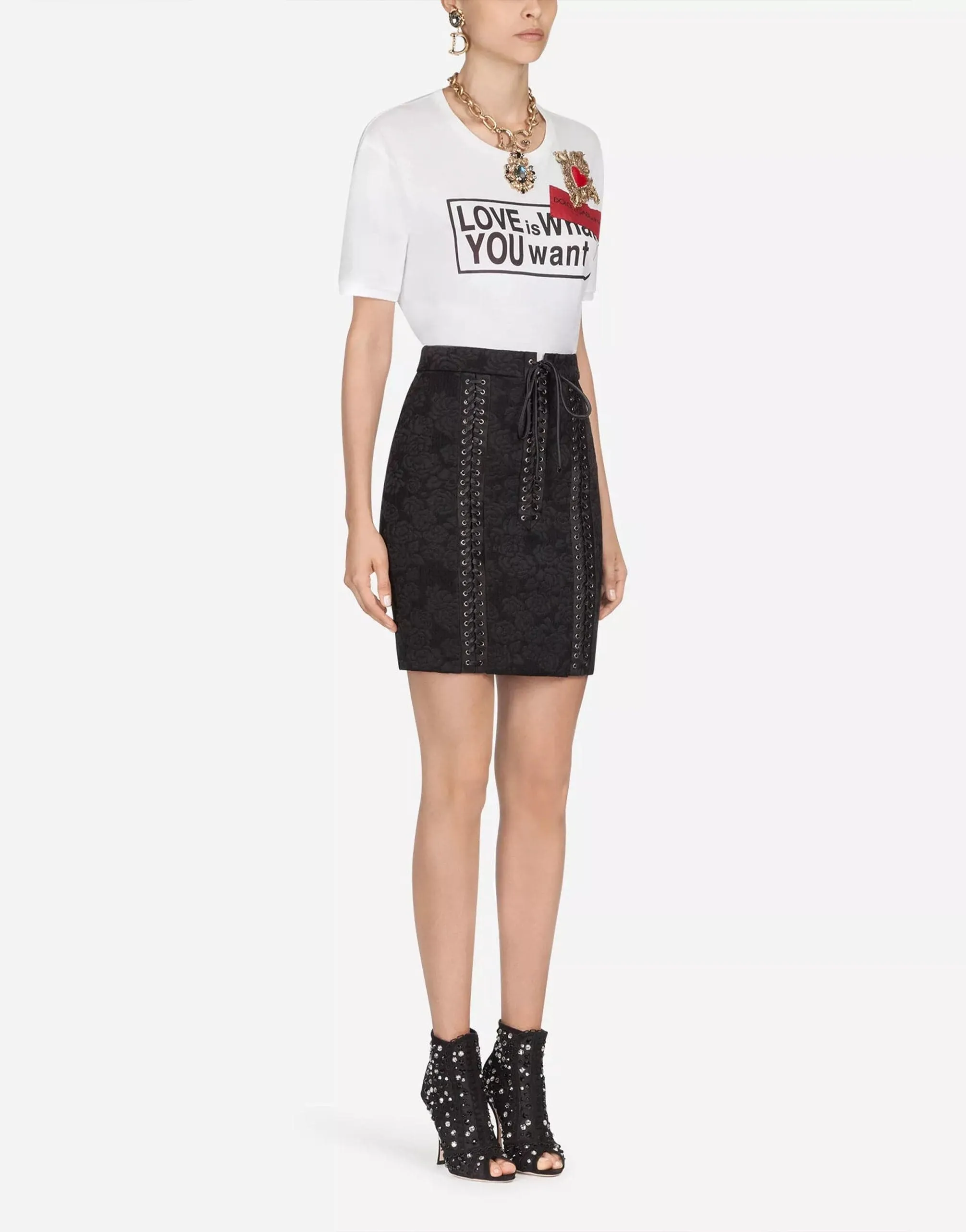 Jacquard Miniskirt