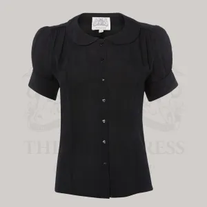 Jive Blouse in Liquorice Black