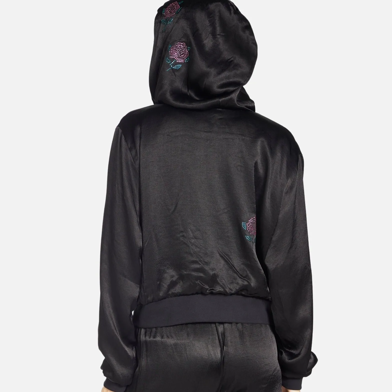 KATHLEEN CRYSTAL ROSES HOODIE