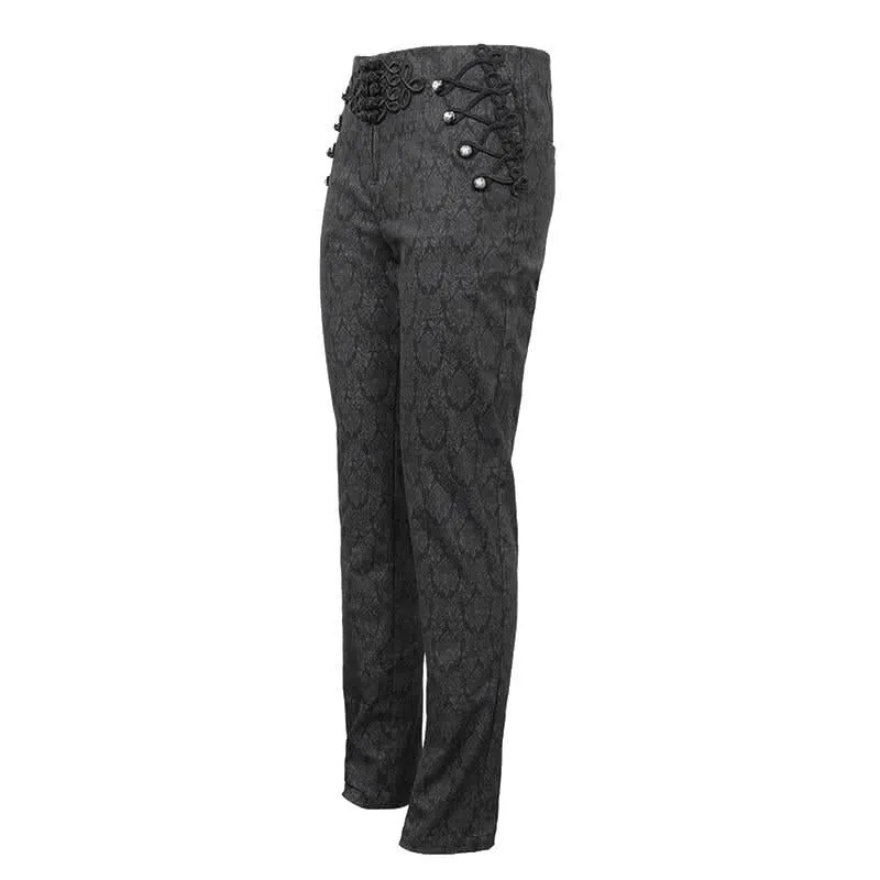 'Mod Goth' Gothic Patterned Slacks