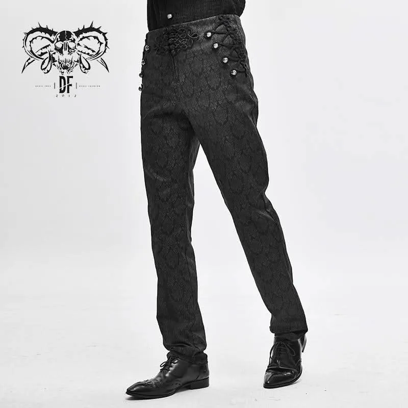 'Mod Goth' Gothic Patterned Slacks
