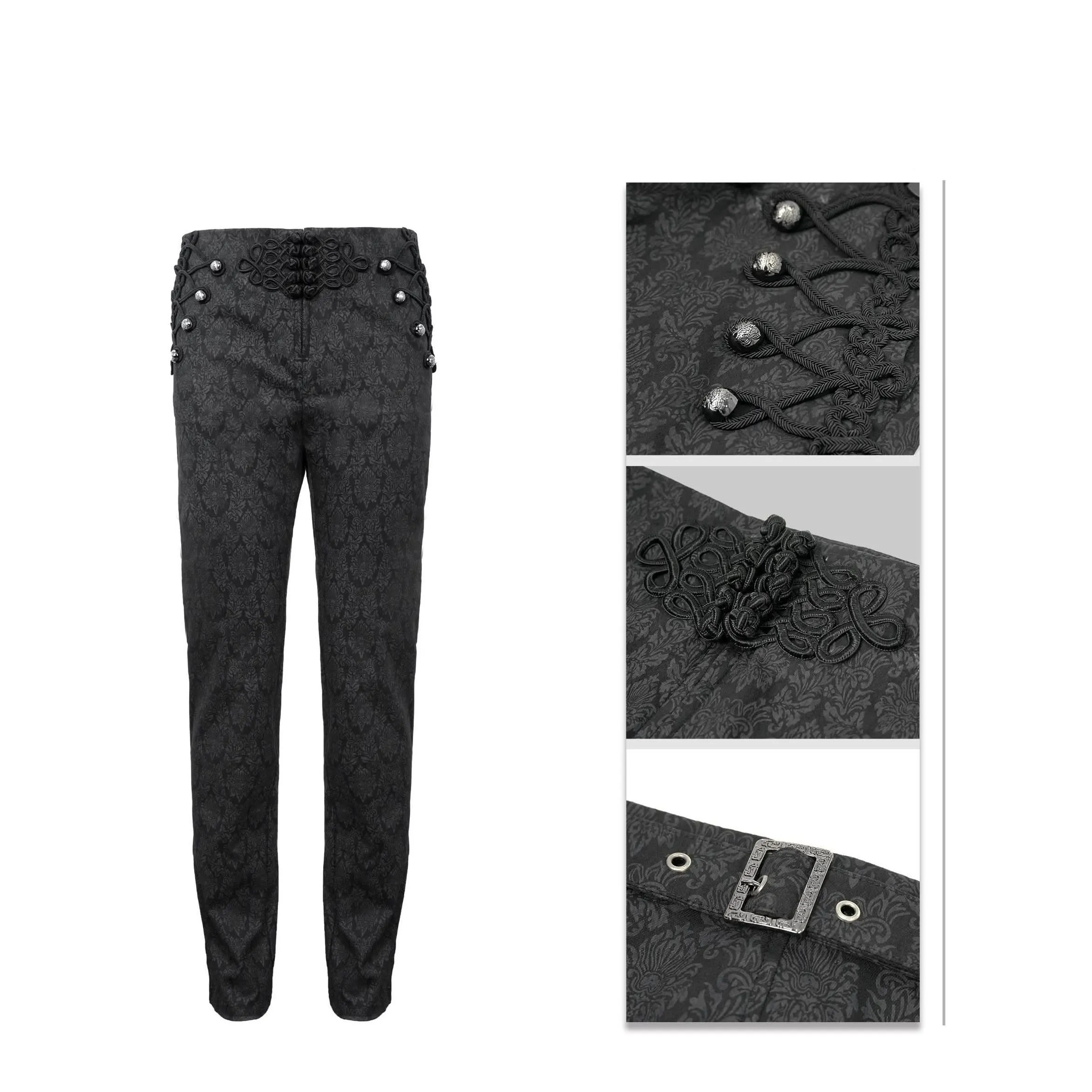 'Mod Goth' Gothic Patterned Slacks