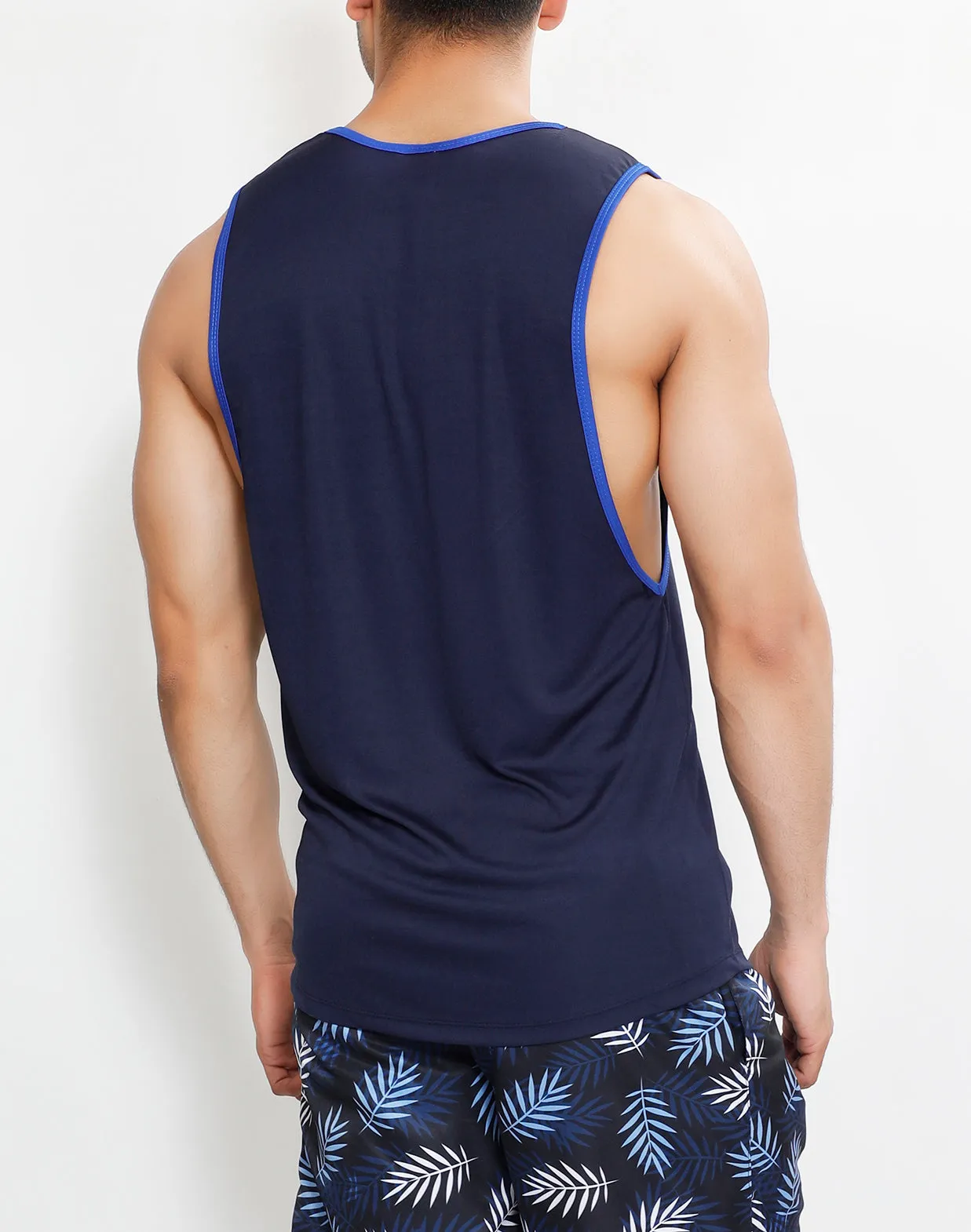 Navy Blue Slam Dunk Tank