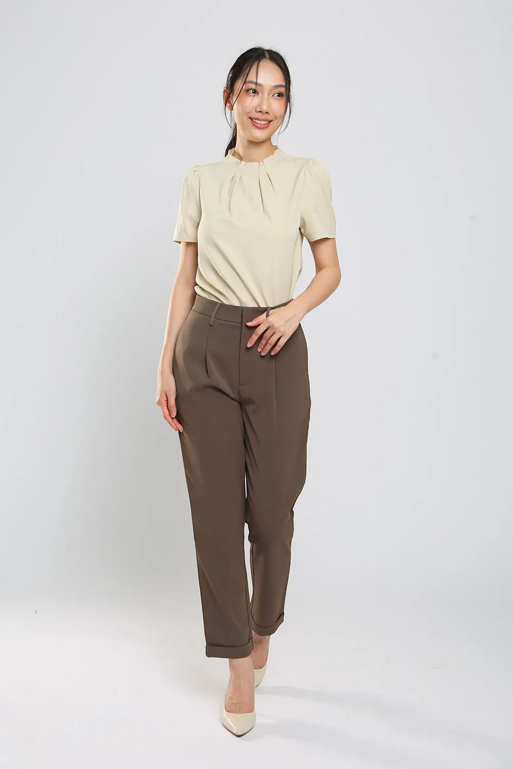 Odell Blouse in Apricot