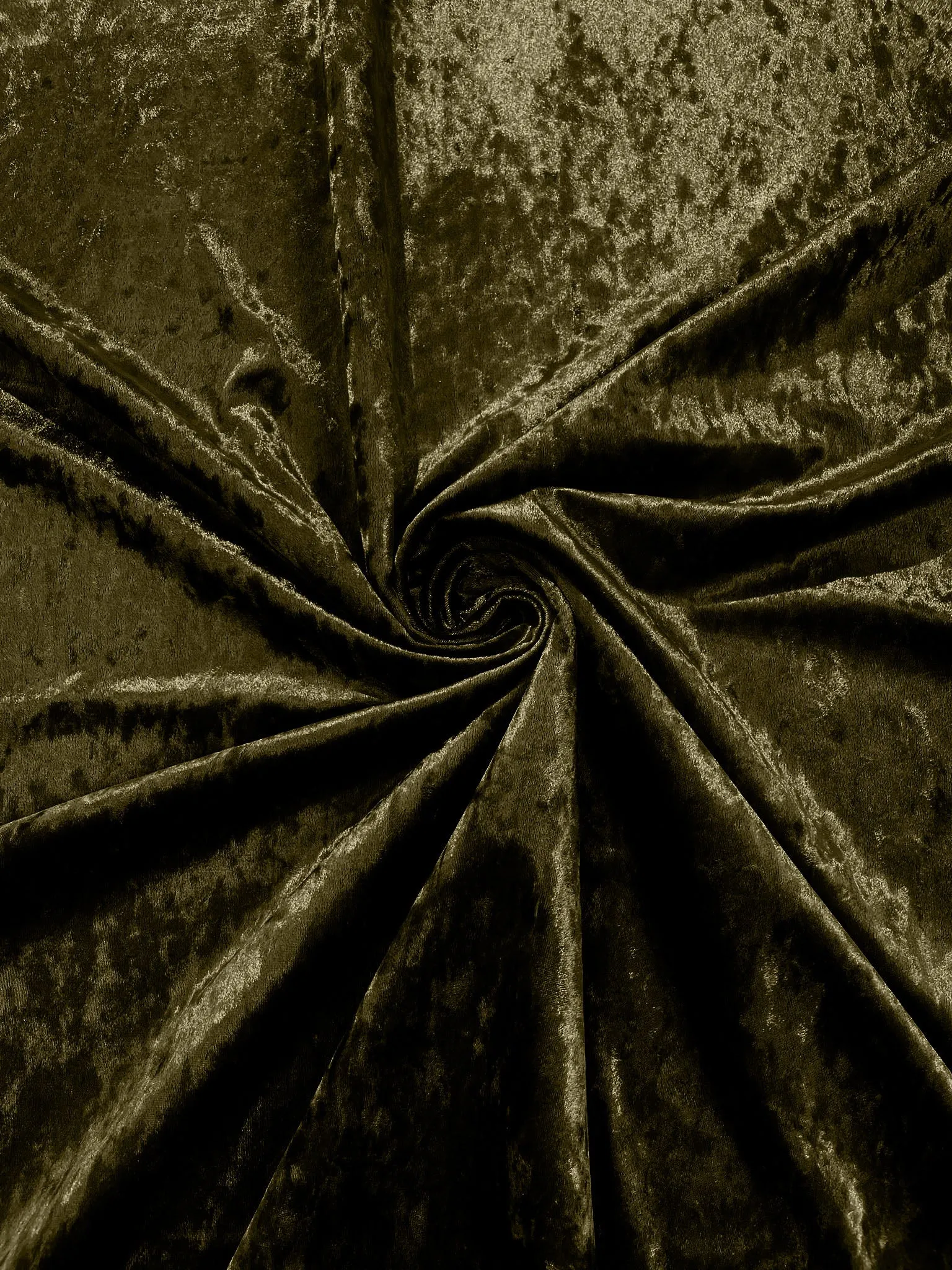 Olive Crushed Velvet Fabric/58 Inches Wide/Cosplays.