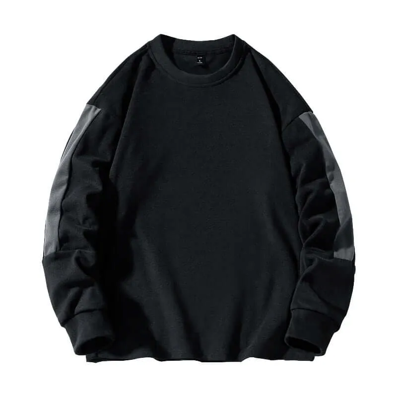 Patchwork Casual O-Neck Sweater