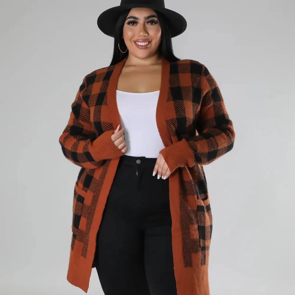 Plaid It Is Cardigan