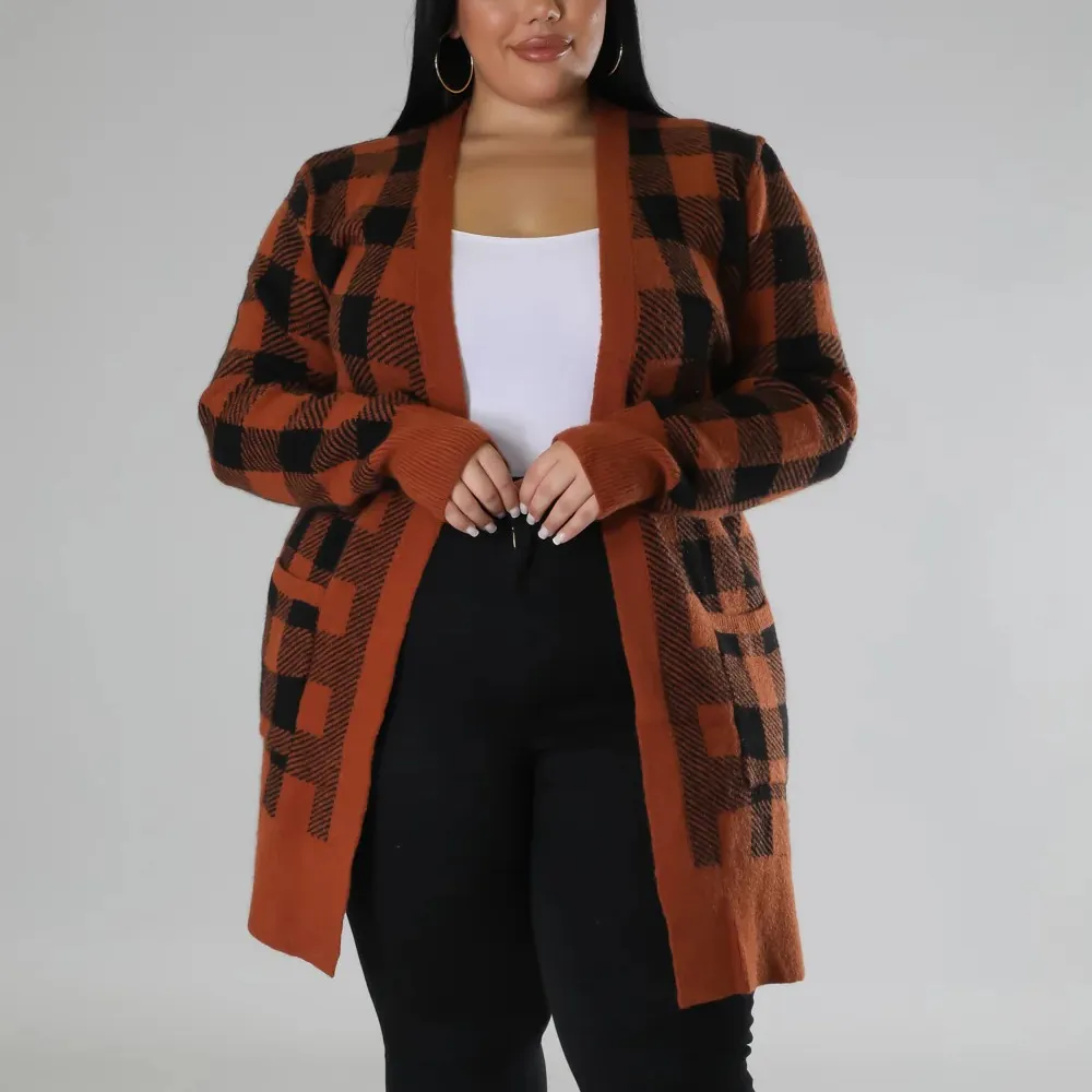 Plaid It Is Cardigan