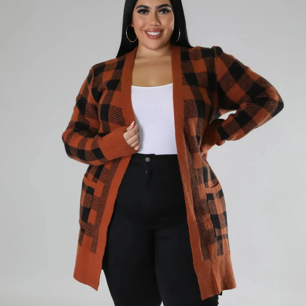 Plaid It Is Cardigan